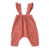 Baby Micro Corduroy Overalls with Ruffles