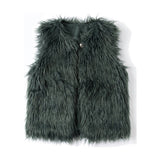 3 Pommes Faux Fur Gilet