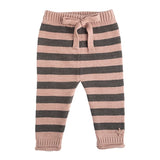 Knitted Striped Baby Leggings