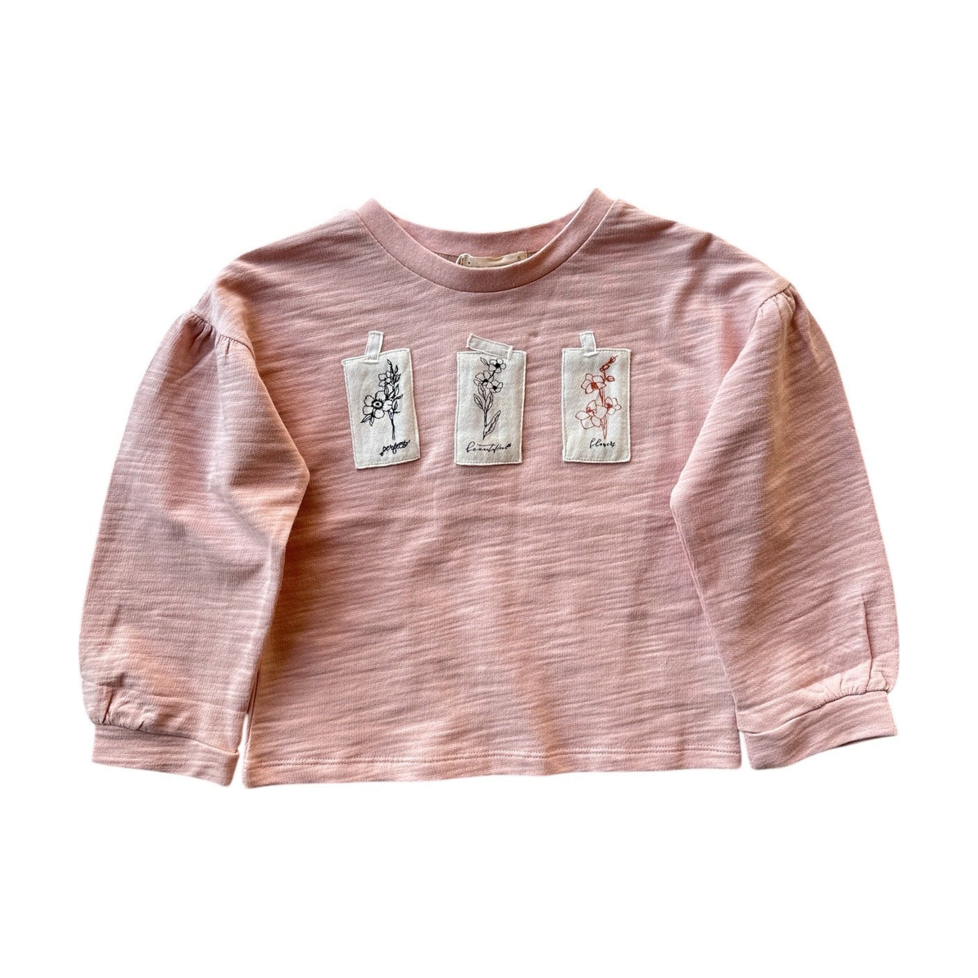 Aimama Pink Floral Embroidered Longsleeve