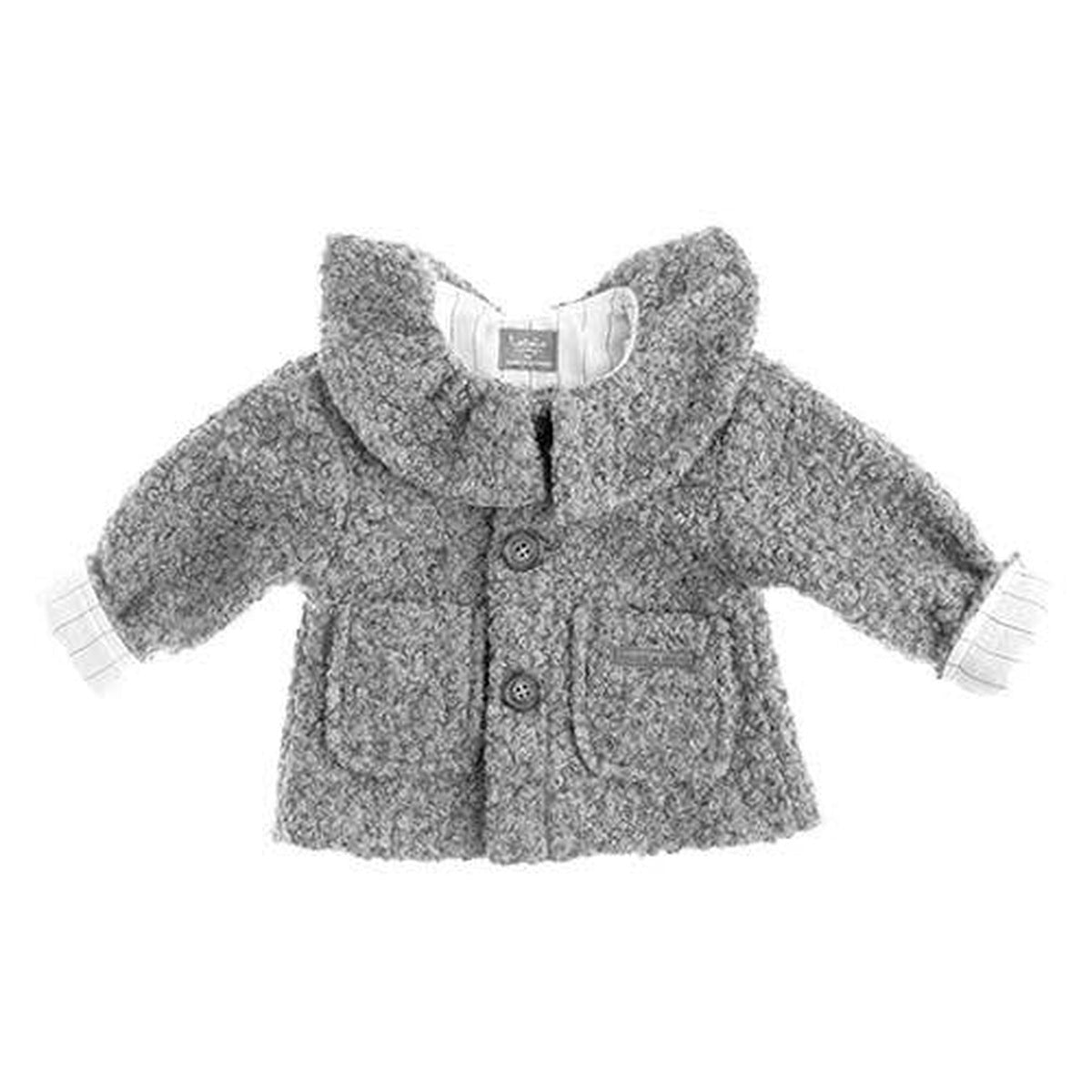 Boucle Ruffle Collar Jacket | TOCOTO VINTAGE