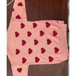 Konges Sløjd Heart Knit Sweater, Pink