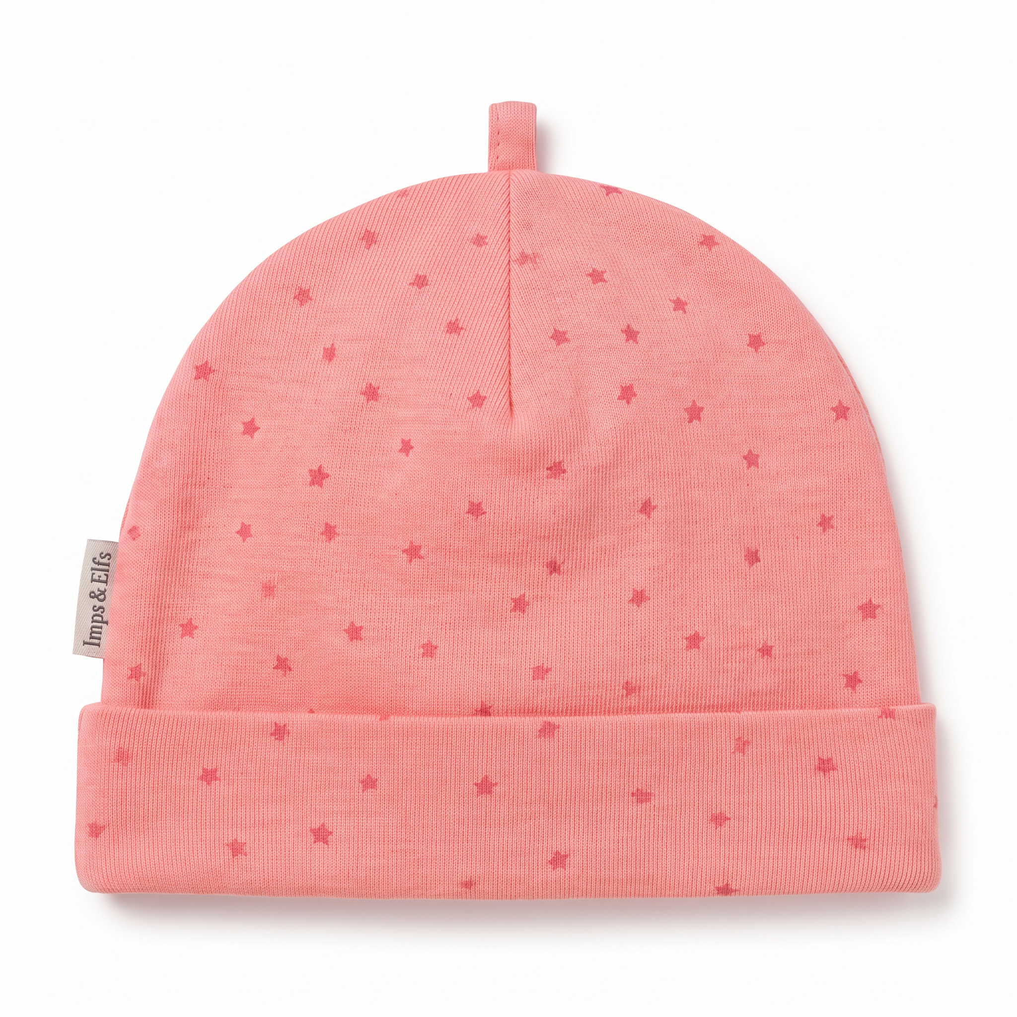 Imps & Elfs baby beanie, Pink Stars