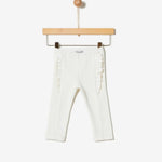 Ribbed Frilled Long Sleeve & Leggings Set | YELLO-OH - CapuletKids