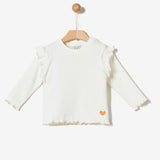 Ribbed Frilled Long Sleeve & Leggings Set | YELLO-OH - CapuletKids