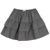 Poet Ruffle Skirt, Long Version, Washed Grey | REPOSE AMS