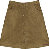 Sabbie Corduroy Skirt, Seaweed | MARMAR COPENHAGEN