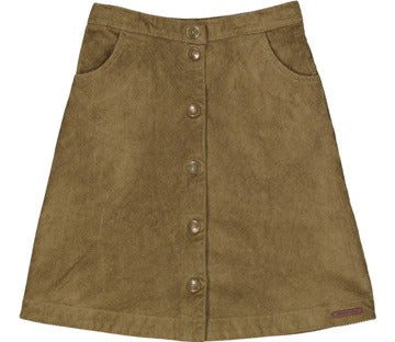 Sabbie Corduroy Skirt, Seaweed | MARMAR COPENHAGEN