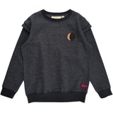 Baptiste Shoulder Lurex Sweatshirt, Phantom | SOFT GALLERY