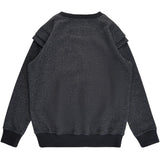 Baptiste Shoulder Lurex Sweatshirt, Phantom | SOFT GALLERY