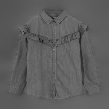 Moony Blouse, Washed Grey | REPOSE AMS