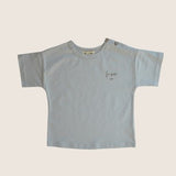 La Belle Vie Cotton Tee, Grey | ELI & NEV