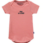 Imps & Elfs One-of-the-Kind Pink Striped Organic Onesie Bodysuit for Mini Girls 0M - 6M
