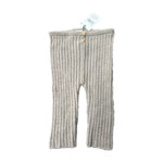 Tocoto Vintage Ribbed Knit Trousers Beige