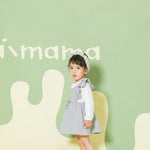 Aimama Corduroy Overall Dress Grey