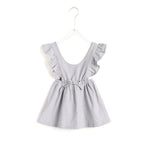 Aimama Corduroy Overall Dress Grey