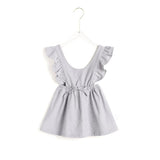 Aimama Corduroy Overall Dress Grey