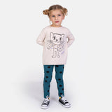 NAADA Cotton Leggings with Dots