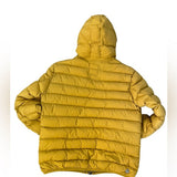 Yellow Hoodie Puffer Jacket