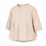 MarMar Copenhagen Totoro Cotton Poplin Baby Shirt, three quarter view