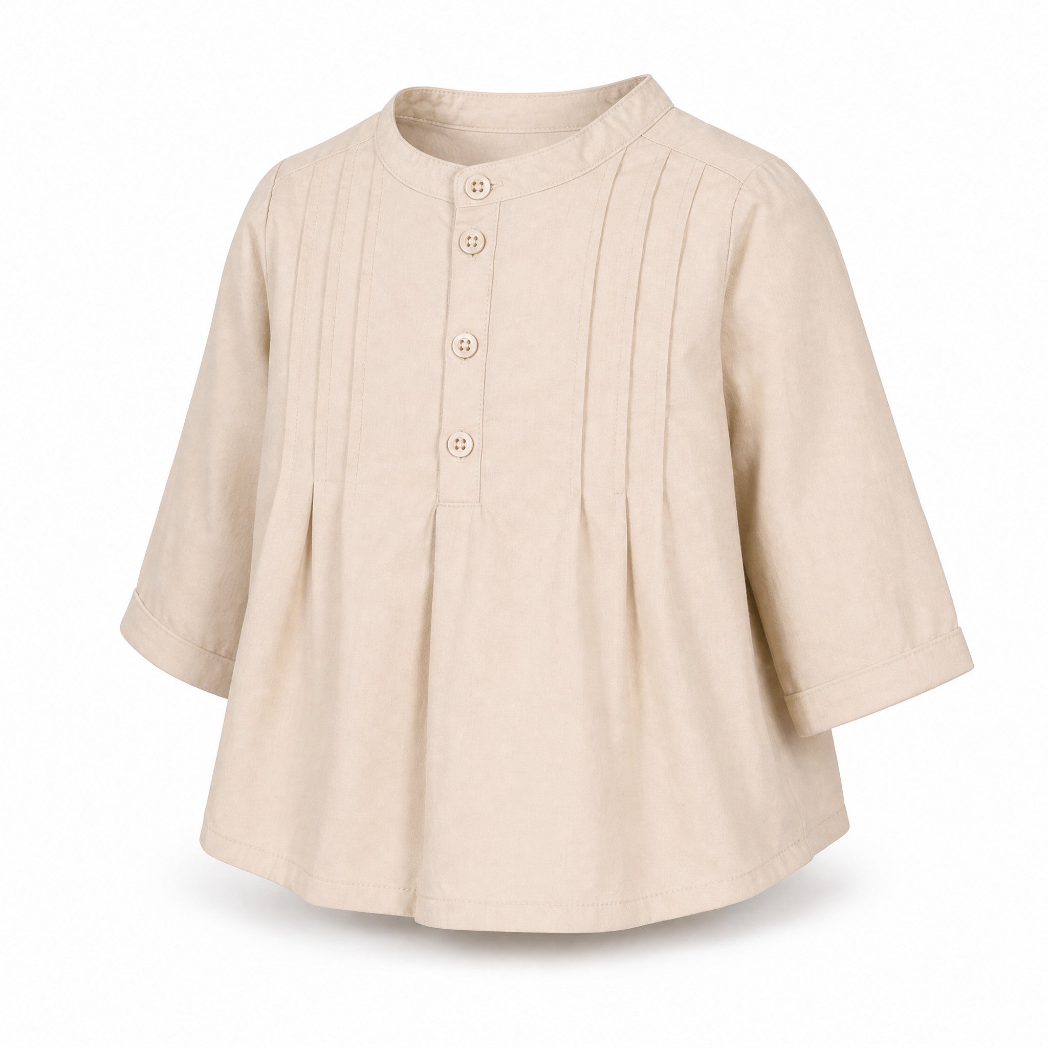 MarMar Copenhagen Totoro Cotton Poplin Baby Shirt, three quarter view