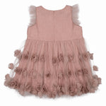 MarMar Dinne Ballerina Flower Dress Dusty Mauve, back view