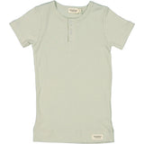 Modal Rib Tee Short Sleeve, White Sage | MARMAR COPENHAGEN