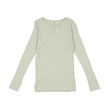 MarMar Copenhagen Modal Rib Tee Long Sleeve, White Sage