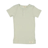 MarMar Copenhagen Modal Rib Tee Short Sleeve, White Sage