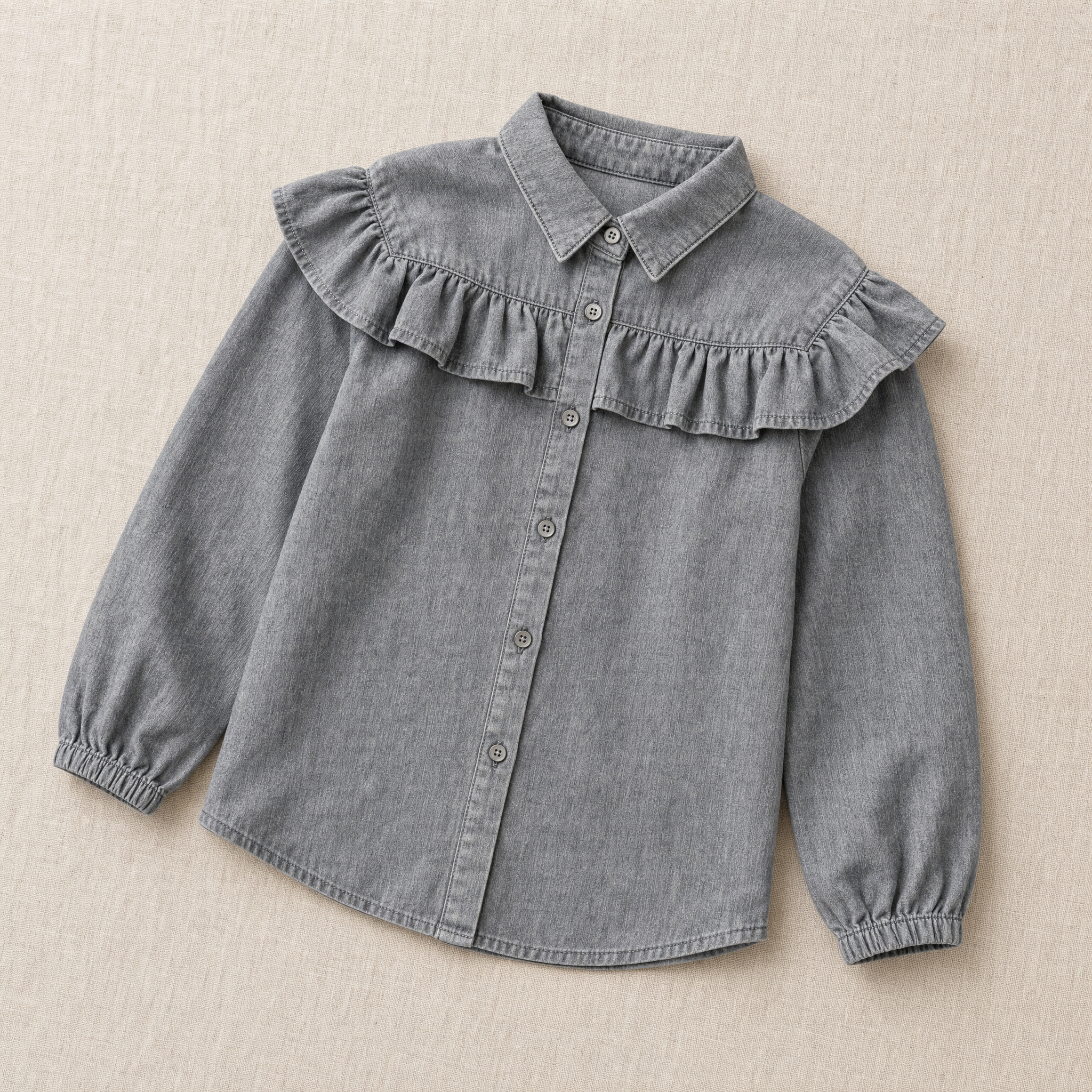 Moony Blouse, Washed Grey | REPOSE AMS (studio render 0)