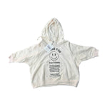 Tocoto Vintage Plush Baby Hoodie Off White