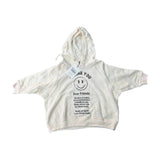 Tocoto Vintage Plush Baby Hoodie Off White
