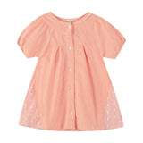 Aimama Orange & White Striped Dress