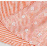 Aimama Orange & White Striped Dress