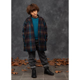 Tocoto Vintage Oversize Checked Trench Coat