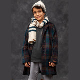 Tocoto Vintage Oversize Checked Trench Coat