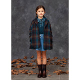 Tocoto Vintage Oversize Checked Trench Coat