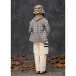 Tocoto Vintage Palazzo Corduroy Trousers, Off White, 4Y