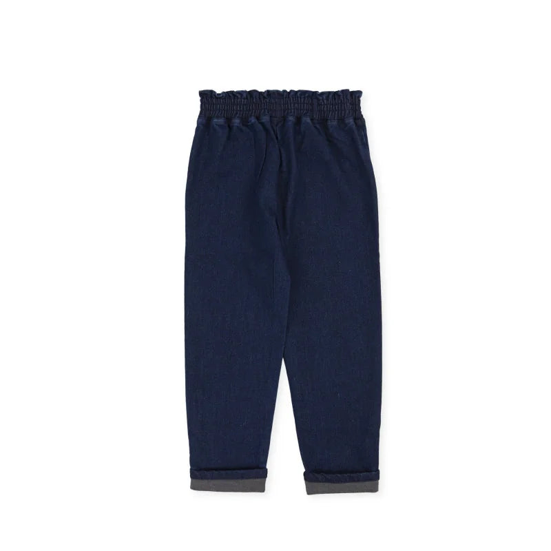 Tutto Piccolo Indigo Denim Trousers