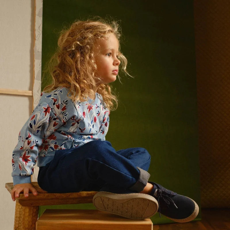 Tutto Piccolo Indigo Denim Trousers