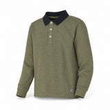 Colmar Pique Knit Polo, Khaki, three quarter view