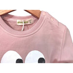 Aimama Pink "Silly Face" Crewneck