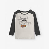 NAADA Raccoon Print Long-Sleeve T-Shirt