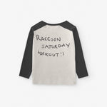 NAADA Raccoon Print Long-Sleeve T-Shirt