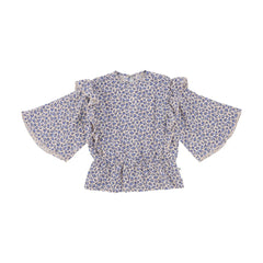Repose AMS Ruffle Blouse Floral Print