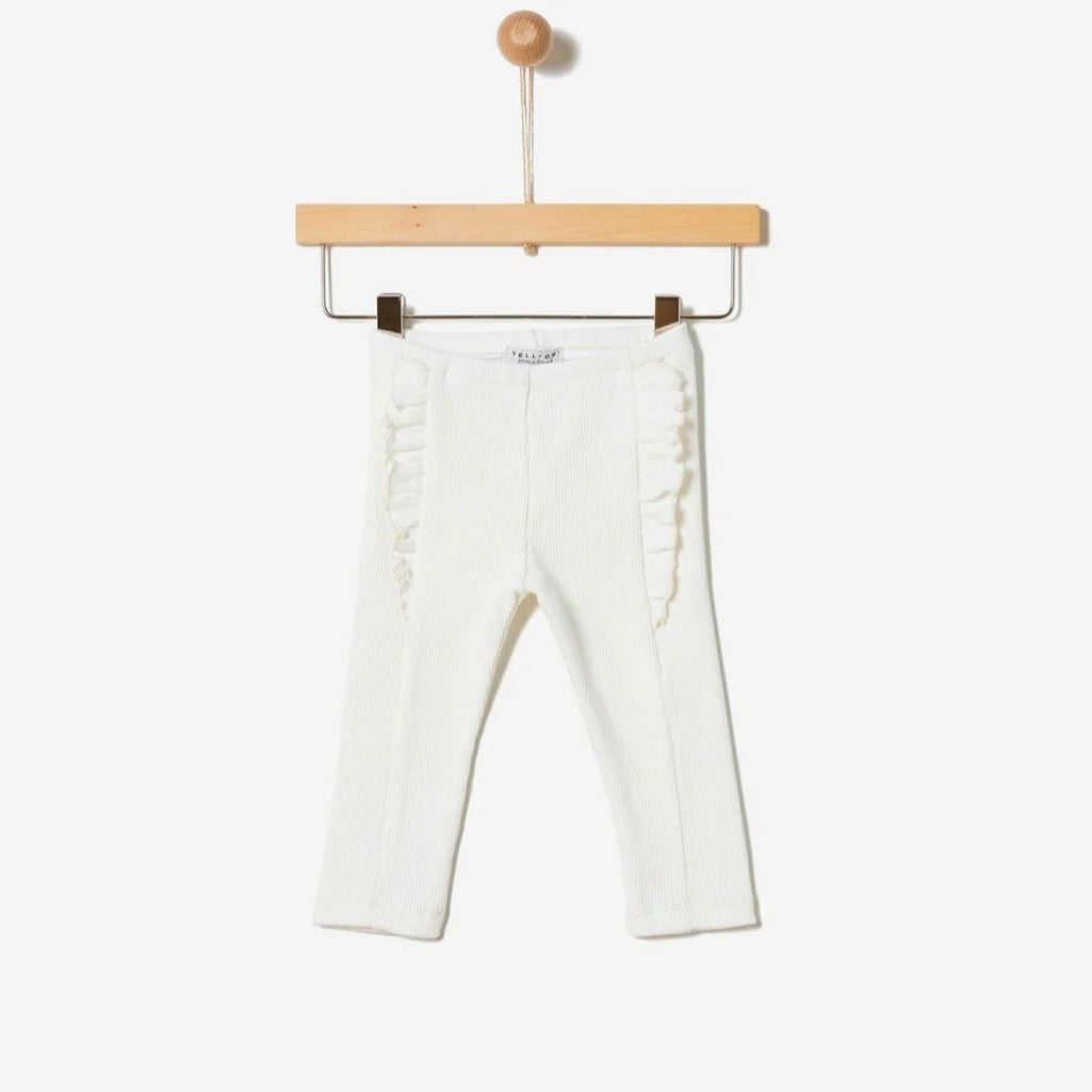 Yell-oh Ribbed Frilled Long Sleeve & Leggings Set
