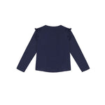 UBS2 Love Hearts Long Sleeve Top Navy