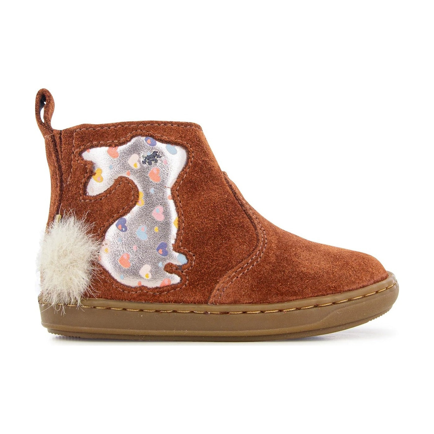 Shoo pom Suede Leather Rabbit Shoe