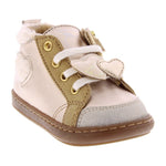 Shoo Pom leather heart lace-up shoe