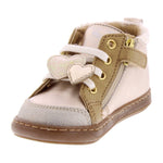 Shoo Pom leather heart lace-up shoe